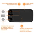 thumbnail image 6 of HWHongRV RV and Car Accessories, Black ABS 34" x 18" Removable Boat Table, For Campervan with 2 Built-In Cup Holders, 1 Phone Holder, 6 of 6