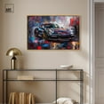 thumbnail image 3 of Turbocharged Porsche I Canvas Lux Car Paintings by Art Remedy, Gold Frame, 36" x 24", 3 of 7
