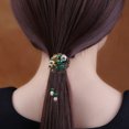 thumbnail image 4 of 1pc Pelo Tie Cabello Vintage Panipolla de Panipolla Jade Hair Loop Hanfu Tocado Decoración del cabello, 4 of 6