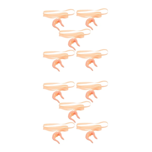 GETAJGHSD Sports Swim Nasal Splint - Khaki, Padded Design, Elastic Strap, Comfortable, 10Pcs