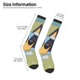 thumbnail image 3 of Saiise Bluey Funny Socks Men Women Boys Kids Adults Novelty Graphic Crew Tube Socks Crazy Design Casual Dress Socks for Sports,Running,Travel, 3 of 7