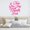 Hot Pink, variant on VWAQ A True Love Story Never Ends Vinyl Wall Decal Marriage Quote Home Decor Family Wall Sticker