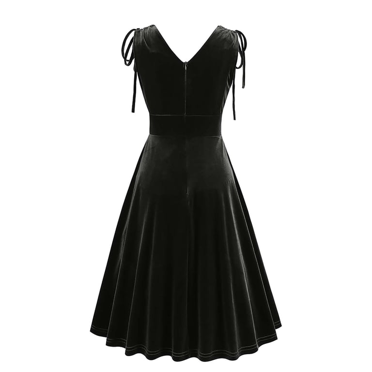 Retro Vintage 1950s A Line Dress Swing Dress Plaid Fancy Dress Women's Fancy Dress New Year Retro Theme Party Cocktail Attire Adults Dress