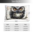 thumbnail image 2 of Sikiie Whimsical Owl On Branch Pillow Covers, Throw Pillow Case Cushion Covers,Cushion for Bedroom,Couch,Home-16"x24", 2 of 6