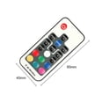 thumbnail image 4 of Controlador de tira LED de 17 teclas DC5-24V para la sala de estar del dormitorio del hogar (negro) JShteea Libre de BPA, 4 of 9