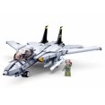 thumbnail image 1 of Model Bricks F14 Fighter Jet Building Brick Kit, 396 Piece, 1 of 1