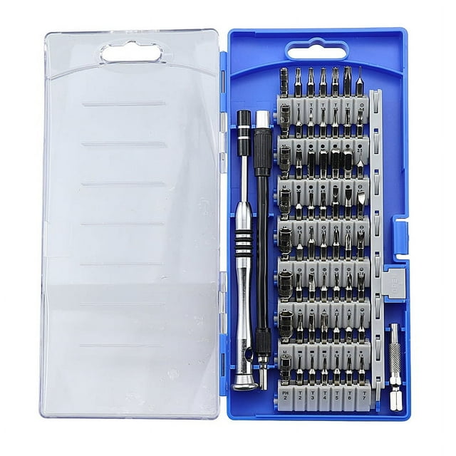 Precision Screwdriver Set Magnetic Ratchet Screw Driver 60/25 In 1 Torx Hex Bit Multitool Bits Phone Repair Hand Repair Tool Kit ,Widely Compatible