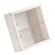 thumbnail image 2 of Vitrina de pared para guardar figuras, caja ciega, expositor de manualidades, a prueba de polvo, color blanco, 2 of 13