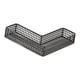 thumbnail image 5 of Organizador de cestas de ducha de metal, estante de ducha resistente para baño Negro 30x10x5cm, 5 of 9