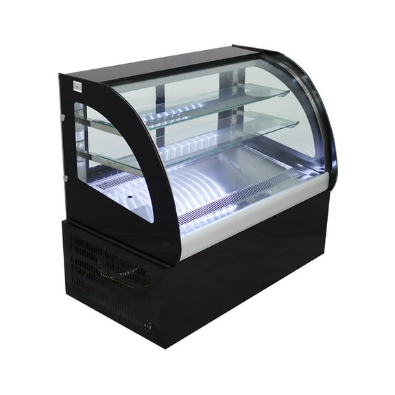Techtongda Countertop Refrigerated Cake Display Cabinet Cake Showcase Commercial Bakery Cabinet 220V