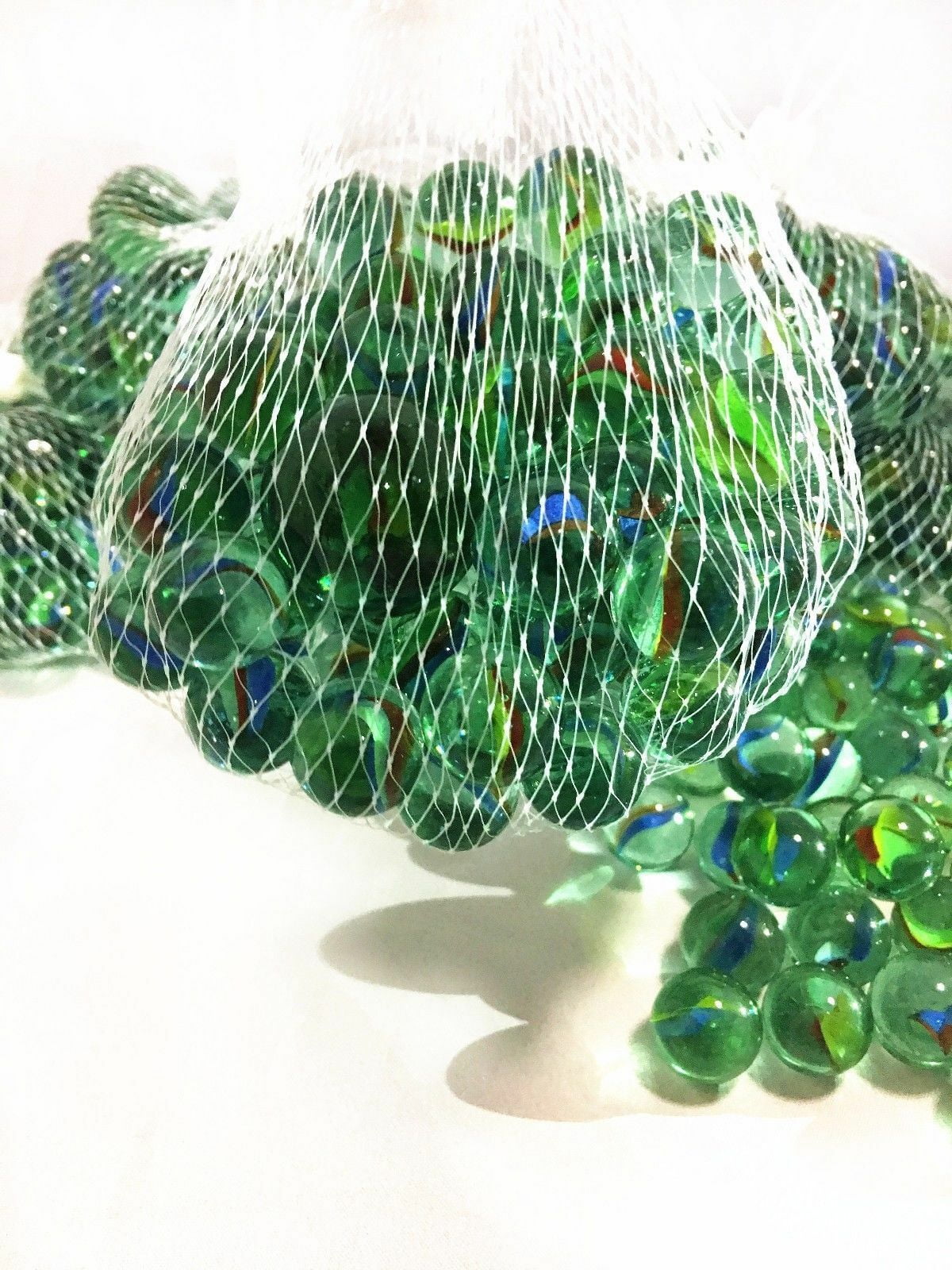 BULK @ U.S.A. Translucent Glass Marbles  9/16-11/16 inch 1000 Wholesale 