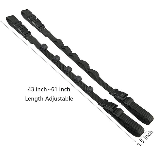 Soporte para caña de pescar para coche, 2 piezas, soporte para caña de pescar para vehículo, 5 Combos de cañas de pescar, soporte para caña de pescar para coche, para viajes largos, vagones de pesca ShuxiuWang 8390606119230
