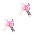 thumbnail image 2 of relayinert 10x for Organza Ribbons Pull Bows Colorful Wedding Party Floristry Car Decoration Pink 2Set, 2 of 6