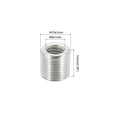 thumbnail image 2 of Uxcell M10 Male to M6 Female Adapter 10mm Long Sleeve Reducer Thread Reducing Nut Insert 10 Pack, 2 of 5