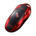 thumbnail image 4 of 1Pcs Soft for TPU Car Remote Key Case Full Cover Fob Holder Shell For Model X, 4 of 8
