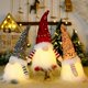 thumbnail image 3 of 3 gnomos navideños luminosos, elfo de peluche de broma navideña, decoración de gnomo elfo navideño, mini elfo navideño, Papá Noel sueco hecho a mano, 3 of 4