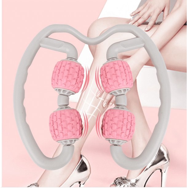 Masajeador de tubo de estufa, rodillo muscular, brazo, mano, pierna, pantorrilla, masajeador de rodillos para manejar después del ejercicio, ejercicio, dolor muscular, alivio del dolor Vhermosa HMJM109-1