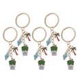 thumbnail image 1 of 5pcs hawaii fiestas de coco llavero colgante llavero de estilo hawaiano, 1 of 5