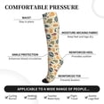 thumbnail image 2 of Pofeuu Barbecue And Grill Print Compression Socks for Women & Men Circulation - Best Support for Nurses,Running,Athletic,Sports, 2 of 7