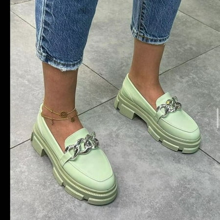 

Women s Shoes 2022 New Fashion Casual Shoes Platform Sneakers Chain Loafers Tenis Feminino Sneakers Zapatillas Mujer