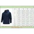 thumbnail image 2 of Men's Autumn And Winter Stand Collar Hooded Waterproof Outdoor Thin Jacket Top Blouse Coat Jacket Men Small Mens Big Tall Jacket Korean Style Jacket Men Mens Fashion Jacket Men Office Winter, 2 of 2