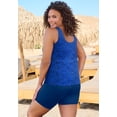 thumbnail image 2 of Swim 365 Women's Plus Size Classic Tankini Top, 2 of 4