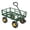 Green, variant on Zimtown 108x51x92cm Heavy Duty 880lb Folding Garden Cart with Removable Sides 10in All Terrain Wheels for Outdoor, Green