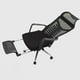thumbnail image 4 of Reposapiés para silla de computadora, soporte para patas de silla giratoria, reposapiés para silla de oficina duradero y retráctil, para sillas de ofi, 4 of 7