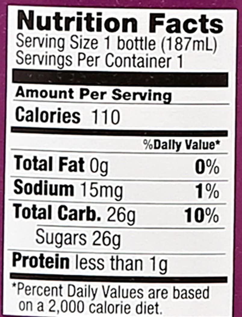 CONCORD GRAPE JUICE - FRENCH