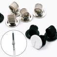 thumbnail image 5 of BE-TOOL 10 Pieces Self-Adhesive Metal Pen Holders Small Size Pencil Clip Pen Pencil Organizer Adjustable Spring Loop for Home Office (Black), 5 of 8