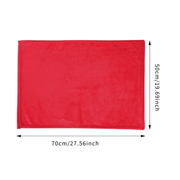 Manta de felpa coral para mascotas, 50 x 70 cm, de franela, antiestática, lavable a máquina, suave y cálida, para perros, gatos, sofás y camas, decoración textil para el hogar