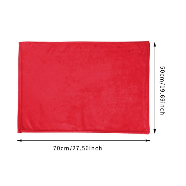 Riforla Blanket Color Blanket Air Flannel Blanket Plain Conditioning Gift Color Home Textiles Blanket Red