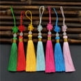 thumbnail image 2 of U8MO Small Chinese Knot Tassel Craft Jewelry DIY USB flash disk Mobile phone Pendant-13# lake blue, 2 of 9