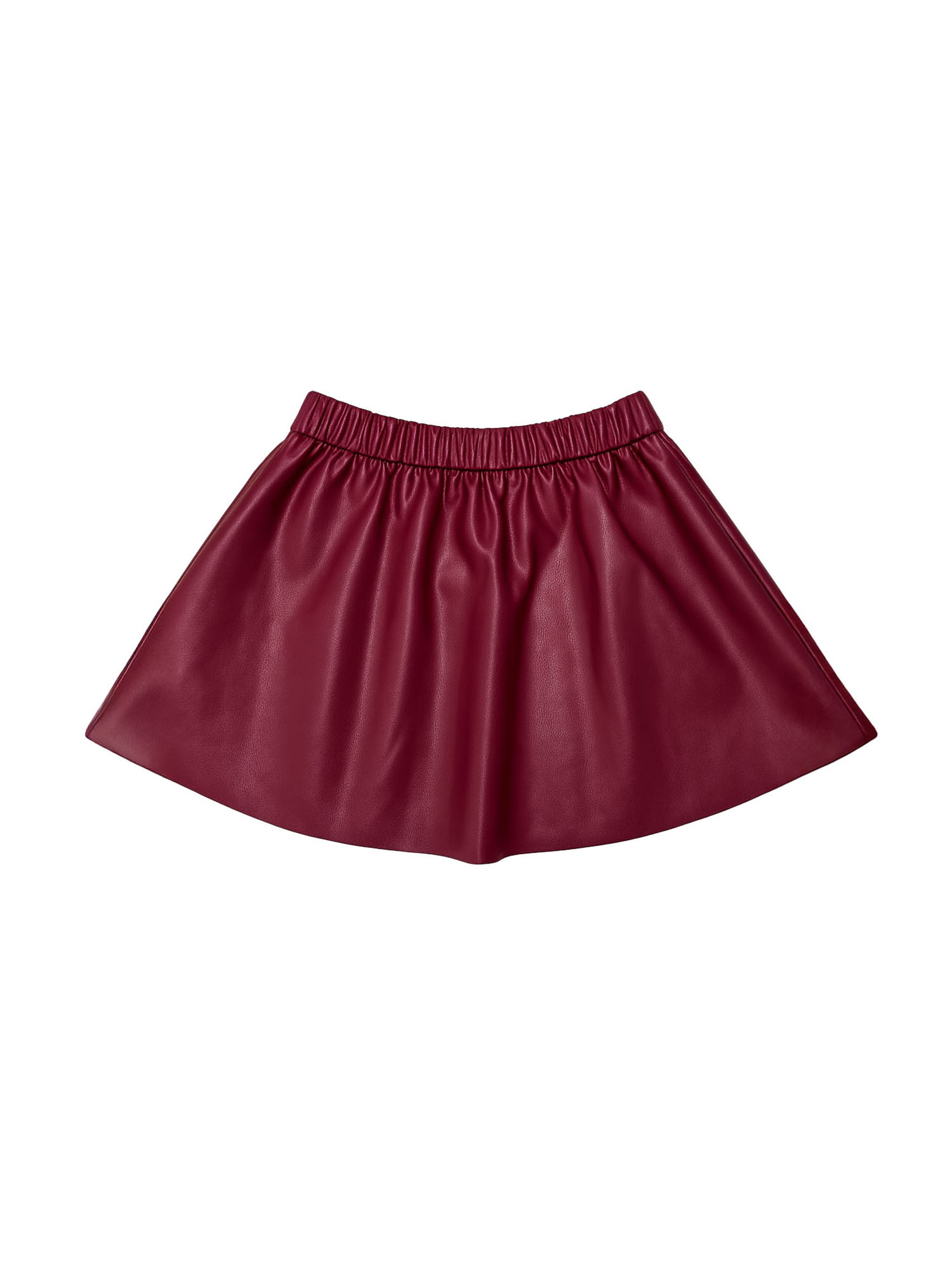 Wonder Nation Girls Pleather Skater Skirt, Sizes 4-18 & Plus