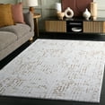 thumbnail image 2 of SAFAVIEH Slate Leilah Abstract Area Rug, Ivory/Taupe, 9' x 12', 2 of 11