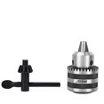 thumbnail image 1 of 1/8"- 5/8" 3-16mm Capacity Key Type Drill Chuck 1/2-20 UNF Mount with Key, 1 of 4