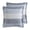 Blue, variant on Levtex Home - Sand Stripes Natural Euro Sham Set of 2 - Jaquard Stripe - Tan, Chambray, Blue, White - Two Euro Shams (26 x 26in.)- Cotton