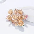 thumbnail image 3 of Uinagy Flower Brooch, 3 of 6