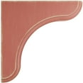 thumbnail image 3 of 1 3/4"W x 5 1/2"D x 5 1/2"H Eaton Wood Vintage Decor Bracket, Salvage Red, 3 of 6