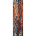 thumbnail image 3 of Nourison Celestial Abstract Atlantic 2'2" x 7'6" Area Rug, (2x8), 3 of 7