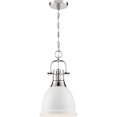 thumbnail image 7 of 60/6752-Nuvo Lighting-Watson-1 Light Pendant-10.25 Inches Wide by 16.88 Inches High-Matte White Finish    -Traditional Installation, 7 of 7