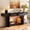 Black, variant on Einhomn 70.8" Narrow Long Console Table with 2 Drawer,Entryway Table with LED Lights,Behind Sofa Table for Entrance, Living Room,Black