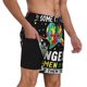 thumbnail image 2 of Balery I Love With Autism Bañador para hombre, shorts de playa de secado rápido con entrepierna y forro de compresión-XX-Large, 2 of 6