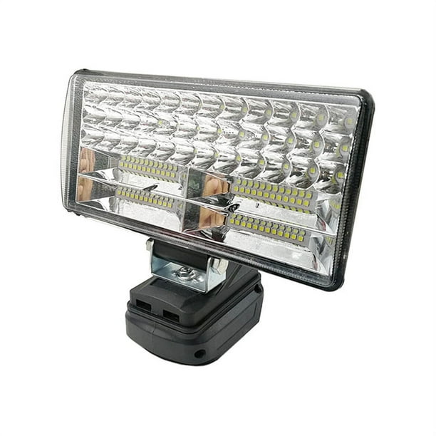 Luces de Trabajo LED Linterna Antorcha EléCtrica Foco LáMpara de Coche para Makita 18V Adaptador de BateríA de Iones de Litio BL1815 BL1830 -8 Pulgadas