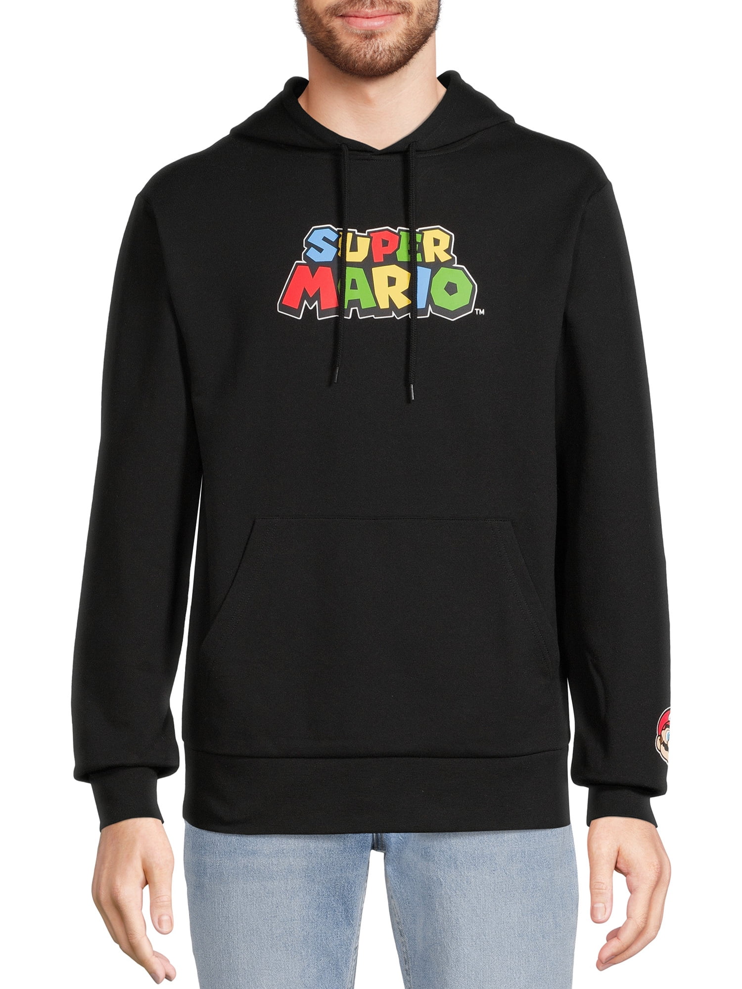 Super Mario Sweat-Shirt Veste à Capuche imprimée Classique Keep Keep Warm ouatée garçon
