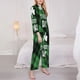 thumbnail image 3 of Balery St Patrick's day Conjunto de Pijama con Estampado para Mujer, Conjunto de Dos Piezas con Manga Larga, Ropa de Dormir Suave con Bolsillos, Pijamas Cómodos-X-Large, 3 of 7