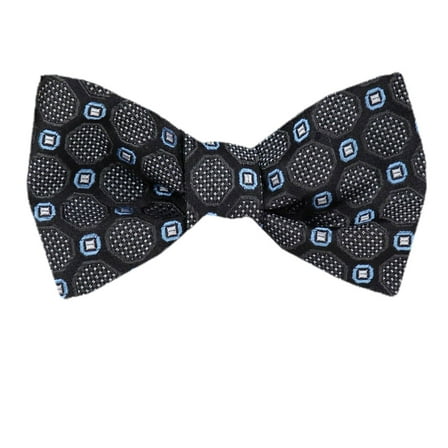Men's Black Silk Self Tie Bowtie Tie Yourself Bow Ties