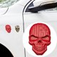 thumbnail image 3 of Calcomanía 3D de decoración única Aleación de zinc MODIFICACIÓN METAL MODIFICACIÓN Fresca con estilo Emblema para rojo Macarena Pegatina del coche del cráneo, 3 of 8