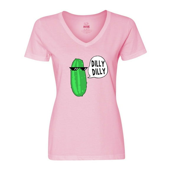 Inktastic Dilly Dilly Chill Dill Women's V-Neck T-Shirt