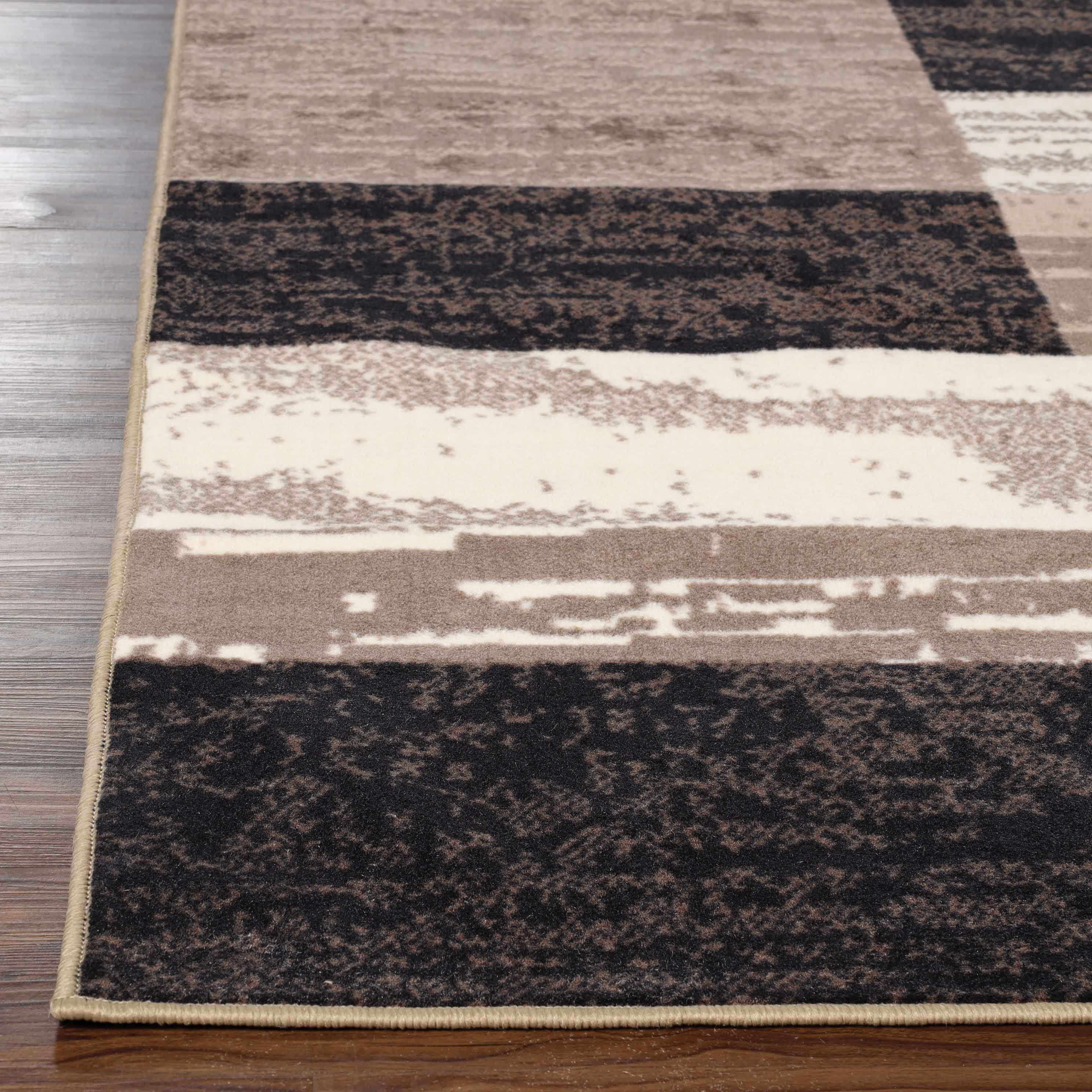 Superior Rockwood Indoor Area Rug, 12' x 18', Chocolate